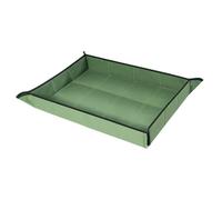 Thick Waterproof Potting Tray, Plant Repotting Mat, 41.34 Inches Dirt Control Foldable Sheet, Portable Gardening Tool, Indoor Yard Patio Support for Lawn Home Dorm Apartment Living Room Use