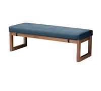 Thick Wooden Chair Cushions Decorative Indoor Outdoor Pillows 64.8 x 76.2 x 12.7 cm Blue Garden Bench Seat Cushion Ideal for Loun Window Corner Comfort