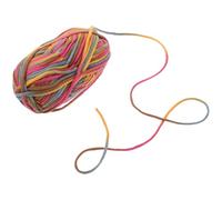 Thick Yarn for Knitters, Craft Projects, Winter Season | Cotton Nylon Blend, Colorful Core with Vibrant Rainbow Hues, for Knitting Practice and Cosy Warmth