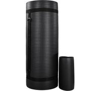 Thick Yoga Mat, Balancefrom Fitness Mat With Knee Pad & Carrying Strap, Black