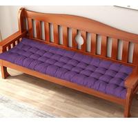 ThickBench Cush 2Seater Replacement Pillow for Garden Fur Sofa Cush for Patio & Indoor Use Purple 120 x 50 cmt & Sle