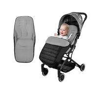 Thicken 2 in 1 Buggy Liner Bag Universal Pram Footmuff Baby Pushchair Winter Detachable Warm Cosy Toes Thermal Soft Fleece Lined Stroller Foot Cover Windproof Fits for Infant Toddler Outdoor