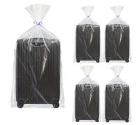 Thicken Extra Large Clear Storag Bags Suitcase Storage Bags Plastic Storage Bags with re-useable Thickened and Sturdy Apply to Quilts Suitcases Plush Toys Office Chairs (90cm x 120cm/5 Pcs)