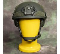 Thicken FAST Mich2000 100% Aramid High Cut Ballistic Helmet Level IIIA .44 Bulletproof Helmet Army Helmet (Color : FAST-RG, Size : L)