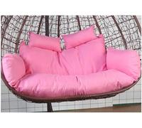 Thicken Hanging Chair Cushion Replacement Egg Chair Cushions Double,2 Seater Egg Chair Swing Cushion Reusable Outdoor Hanging Hammock Chair Cushions Washable,For Outdoor and Indoor(E)