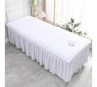 Thicken Massage Table Sheets Massage Face Rest Cover With Hole Reusable Soft Bed Towel Professional Beauty Table Cover Salon Fitted Sheet Bedsheet Sutiable Linens For Spa (Colour 6,90x190cm)