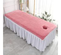 Thicken Massage Table Sheets Massage Face Rest Cover With Hole Reusable Soft Bed Towel Professional Beauty Table Cover Salon Fitted Sheet Bedsheet Sutiable Linens For Spa (Colour 10,90x190cm)