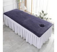 Thicken Massage Table Sheets Massage Face Rest Cover With Hole Reusable Soft Bed Towel Professional Beauty Table Cover Salon Fitted Sheet Bedsheet Sutiable Linens For Spa (Colour 5,80x180cm)