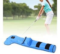 Thicken Nylon Children Club Bag Portable Waterproof Training Side Zipper Blue, Orange, Pink 32.28x3.74inch (Blue)