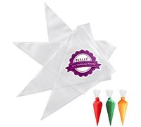 Thickened 100pcs/set Disposable Pastry Bag Icing Piping Bag Cake Cupcake Decorating Bags (12inch Thickened)