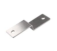 Thickened 2 5MM Stainless Steel Z Shaped Corner Connector for Stable and Wear Resistant Cabinet and Hanging Fixture Assembly (20mm)
