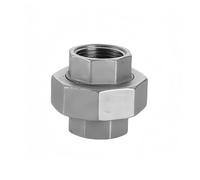 Thickened 304/316 Stainless Steel Union, High-Strength NPT Thread Coupling Connector for Water Pipe 1pc(10PCS DN6 304)