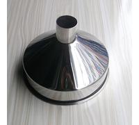 Thickened 304 Stainless Steel Funnel, 25cm Large Diameter Industrial Funnel, Oil Leakage, Filter Screen, Household Oversized Funnel 1pc(A)