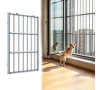 Thickened 304 Stainless Steel Window Security Bars for Pet, Guard Fence | Customizable Fixed Home Protection Grilles, Burglar-Proof Safety Barrier, Easy to Install(W60xH65cm/24x26in)