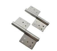 Thickened 5-Inch Stainless Steel Flag Hinge - Fire Door Closer Anti-Theft Security Latch Durable Heavy-Duty Door Hardware for Enhanced Safety & Stability