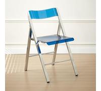 Thickened Acrylic Folding Chair With Backrest,modern Simple Clear Chair Foldable And Stackable,Modern Transparent Clear Folding Dining Chairs For Bedroom, Living Room, Dining,Study Room(F)