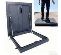 Thickened Aluminum Alloy Roof Hatch Deck, Waterproof Rustproof Access Hatch, High Load-Bearing for Attics, Roofs, Basements