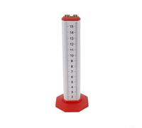 Thickened Aluminum Alloy Ruler 16.8cm Wear Resistant Red(A)