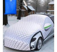 Thickened and lengthened Windshield Snow Cover Sunshade Extra Large 90.5 * 98.4in Aluminum film Fabric Winter Car Accessories for Cars SUV Truck and Van