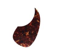 Thickened Anti Scratch Plate Chamfered wooden guitar pickguard brown tortoise shell folk fingerstyle guitar