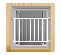 Thickened Anti-Theft Window guardrails for Household use can be Customized in Size. Balcony guardrails can be Installed in Both Directions to Prevent Falls(Height 60cm,Length 55cm)