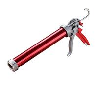Thickened Automatic Cut Off Caulking Applicator Effort Saving Function Bidirectional Use for Round and Bagged Adhesive ABS Aluminum Alloy Build Professional Caulking Tool with Smooth Thrust Mechanism