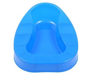 Thickened Blue Plastic Bedpan for Bed Use and Going