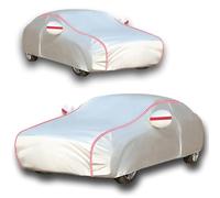 Thickened Car Cover for Alpine A110 S,Full-Coverage Reflective Strips, Driver-Side Zipper, All-Season Use