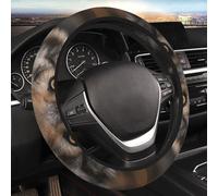 Thickened Car Steering Wheel Cover A Gray Wolf Universal 15" Non-Slip Auto Steering Wheel Protector for Car Van Sedan Truck