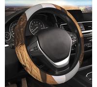 Thickened Car Steering Wheel Cover Ancient Egypt Pyramid Universal 15" Non-Slip Auto Steering Wheel Protector for Car Van Sedan Truck