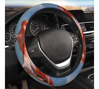 Thickened Car Steering Wheel Cover Beautiful Flamingo Universal 15" Non-Slip Auto Steering Wheel Protector for Car Van Sedan Truck