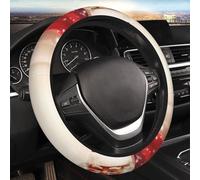 Thickened Car Steering Wheel Cover Santa Claus and Balls Universal 15" Non-Slip Auto Steering Wheel Protector for Car Van Sedan Truck