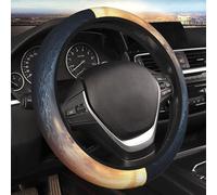 Thickened Car Steering Wheel Cover Two Photos of the Night Sky Universal 15" Non-Slip Auto Steering Wheel Protector for Car Van Sedan Truck