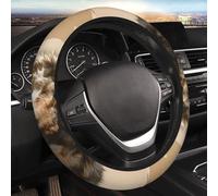 Thickened Car Steering Wheel Cover Wolf in Desert Universal 15" Non-Slip Auto Steering Wheel Protector for Car Van Sedan Truck