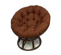 Thickened Chair Cushions for Outdoor Patio Furniture Water-Resistant Round Cushions with Non-Slip Ties Overstuffed Comfort (Coffee 67"x48")