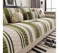 Thickened Chenille Sofa Cover, Ultra Soft And Durable Couch Cover, Machine Washable Sofa Protector, Non-slip And Wear-resistant, Multiple Color Options. green 30 * 50cm pillow cover