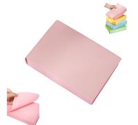 Thickened Color Brick Notebook, A5 Super Thick Notebook, 720 Page Color Brick Book, Soft PU Leather Cover, with Ribbon Bookmark for Office, School, and Note-Taking, Lists，Pink