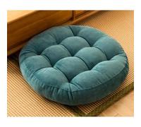 Thickened Cotton Chair Seat Cushions - Soft Round/Square Pads for Dining Office Living Room - Blake Blue 42x42cm - Comfortable Garden Furniture Accessories