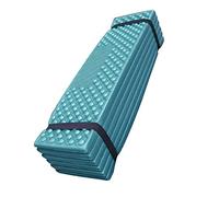 Thickened Double Egg Crate Sleeping Pad, PVC Foldable Sleeping Mat for Outdoor Camping, Ultralight Portable Air Mattress with Builtin Pump (186 * 57)