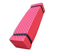 Thickened Double Egg Crate Sleeping Pad, PVC Foldable Sleeping Mat for Outdoor Camping, Ultralight Portable Air Mattress with Builtin Pump (186 * 57)