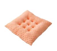 Thickened Fabric Dining Chair Cushion 45x45cm, Chair Cushion with Ties, Reversible, Machine Washable, Comfortable Chair Pad, Foam Chair Pads, for Office, Home, Car Sitting