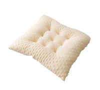 Thickened Fabric Dining Chair Cushion 45x45cm, Chair Cushion with Ties, Reversible, Machine Washable, Comfortable Chair Pad, Foam Chair Pads, for Office, Home, Car Sitting