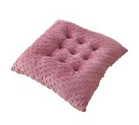 Thickened Fabric Dining Chair Cushion 45x45cm, Chair Cushion with Ties, Reversible, Machine Washable, Comfortable Chair Pad, Foam Chair Pads, for Office, Home, Car Sitting