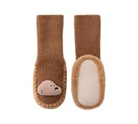 Thickened Floor Shoes with Soft & Comfortable Lining for Lovely Bear Pattern Designs Kid Footwear Lightweight Winter Baby Socks Cute Bear Patterned Non Slip Toddler Easy to Put On and Take