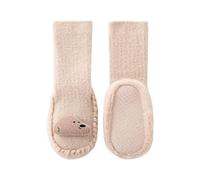 Thickened Floor Shoes with Soft & Comfortable Lining for Lovely Bear Pattern Designs Kid Footwear Lightweight Winter Baby Socks Cute Bear Patterned Non Slip Toddler Easy to Put On and Take