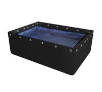 Thickened Folding Canvas Fish Pond - 19.7x6.6ft Aquaculture Water Storage Tank for Outdoor Fish & Shrimp Farming, Portable Swimming Pool for Backyard Use