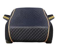 Thickened Hailproof Car Cover for Volkswagen Polo 1 1975-1981,Outdoor Winter Full Car Covers Waterproof Windproof Tear Resistant Elastic Breathable with Door Zipper and Cotton Lined
