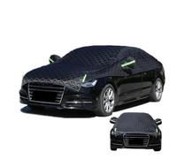 Thickened half car cover for R lls-R yce Dawn Hail Protector Roof Cover All Weather Half Car Cover waterproof sunproof dustproof with reflective strips(Color:Black,Size:for R lls-R yce Dawn)