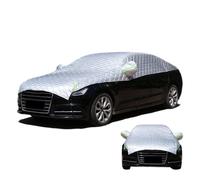 Thickened half car cover for R lls-R yce Dawn Hail Protector Roof Cover All Weather Half Car Cover waterproof sunproof dustproof with reflective strips(Color:Silver,Size:for R lls-R yce Dawn)