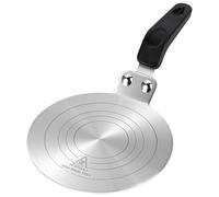 Thickened Heat Induction Plate Mocha Pots Heat Diffuser Stainless Steel Texture For Ceramic And Glass Coffee Pots Modern Kitchen Tool
